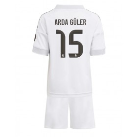 Real Madrid Arda Guler #15 Hemmakläder Barn 2025-26 Kortärmad (+ Korta byxor)
